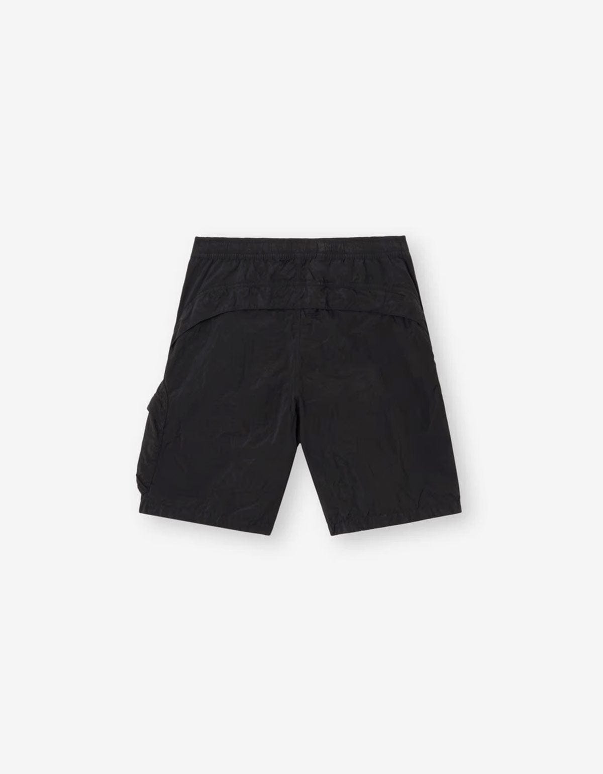 Stone Island Black Nylon Metal Cargo Shorts