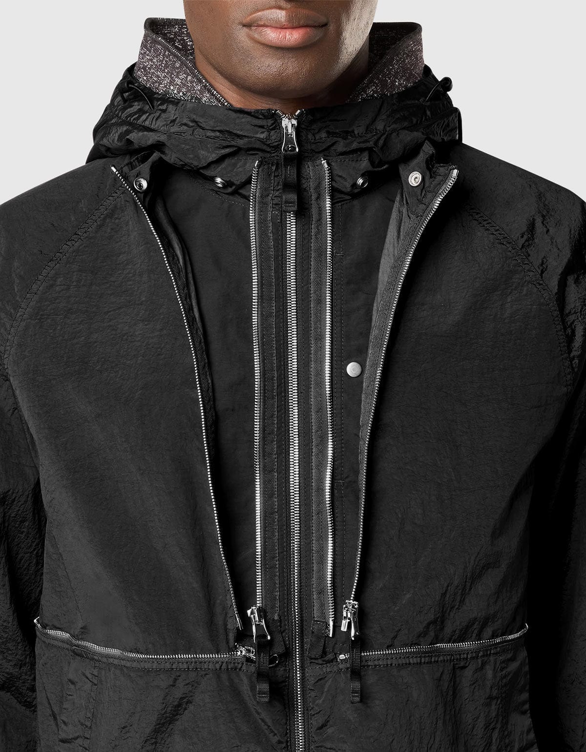 Stone Island Black Nylon Metal Watro-TC Jacket