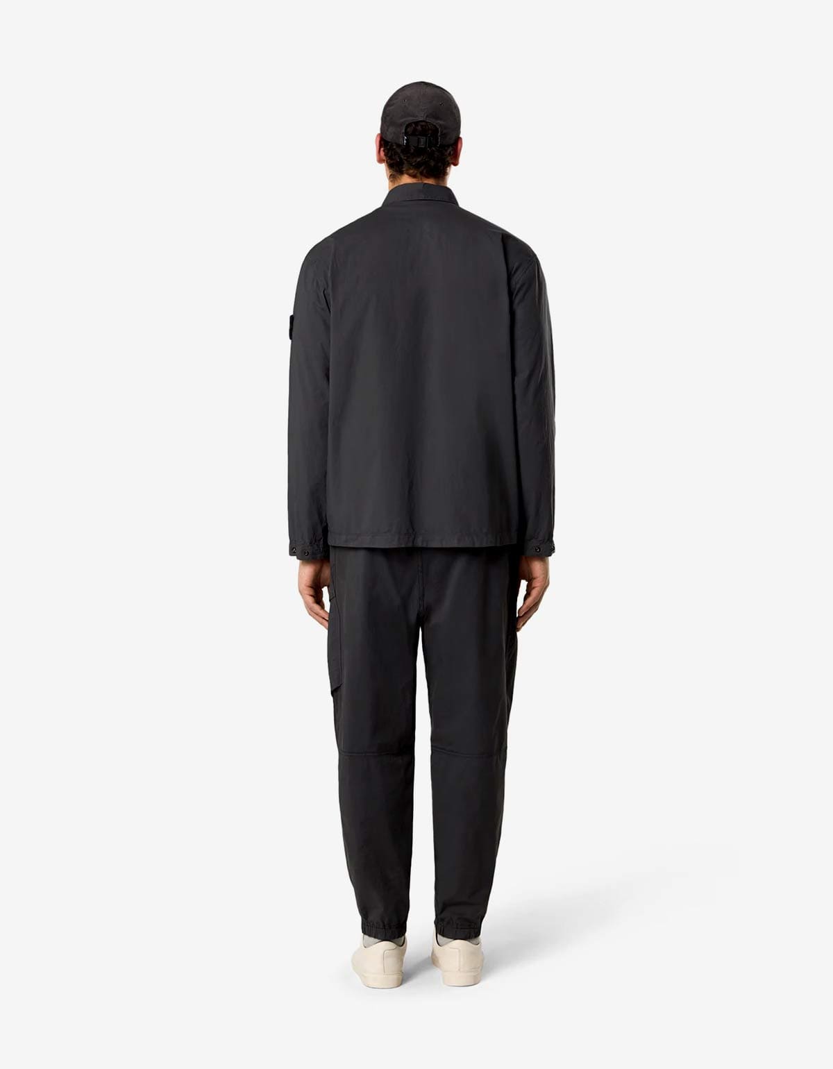 Stone Island Black Paracadute Overshirt