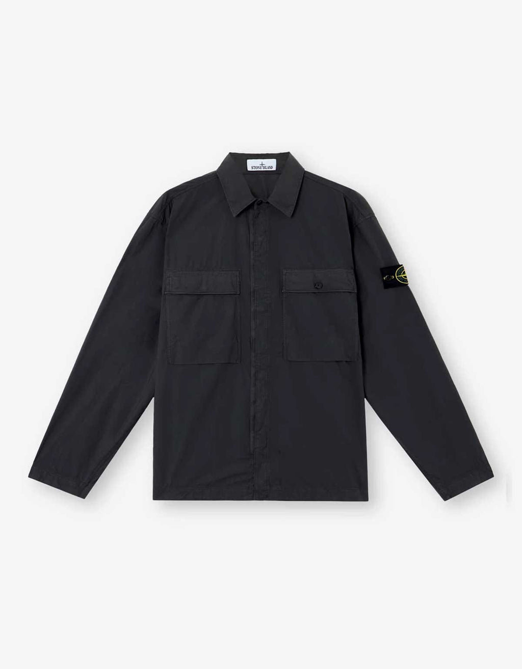Stone Island Black Paracadute Overshirt