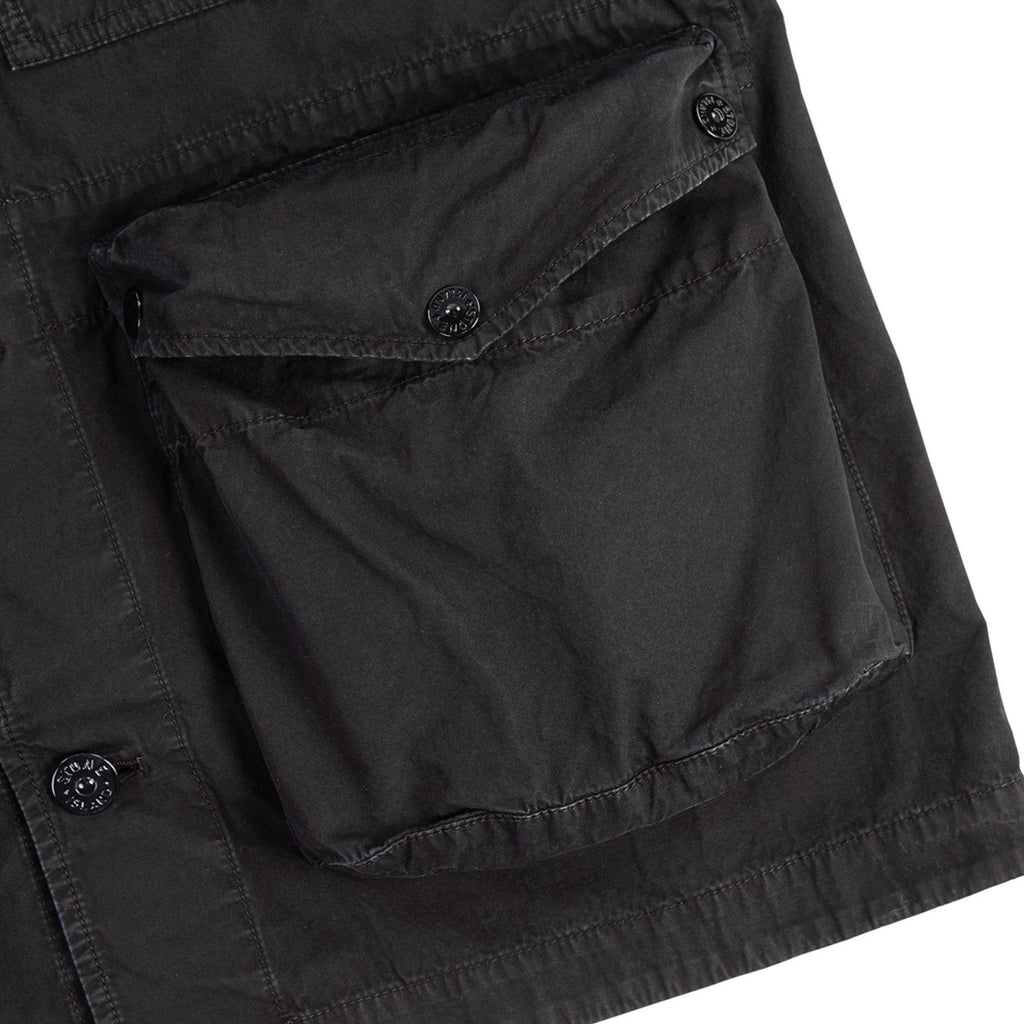 Stone Island Black Tela Cotton Jacket