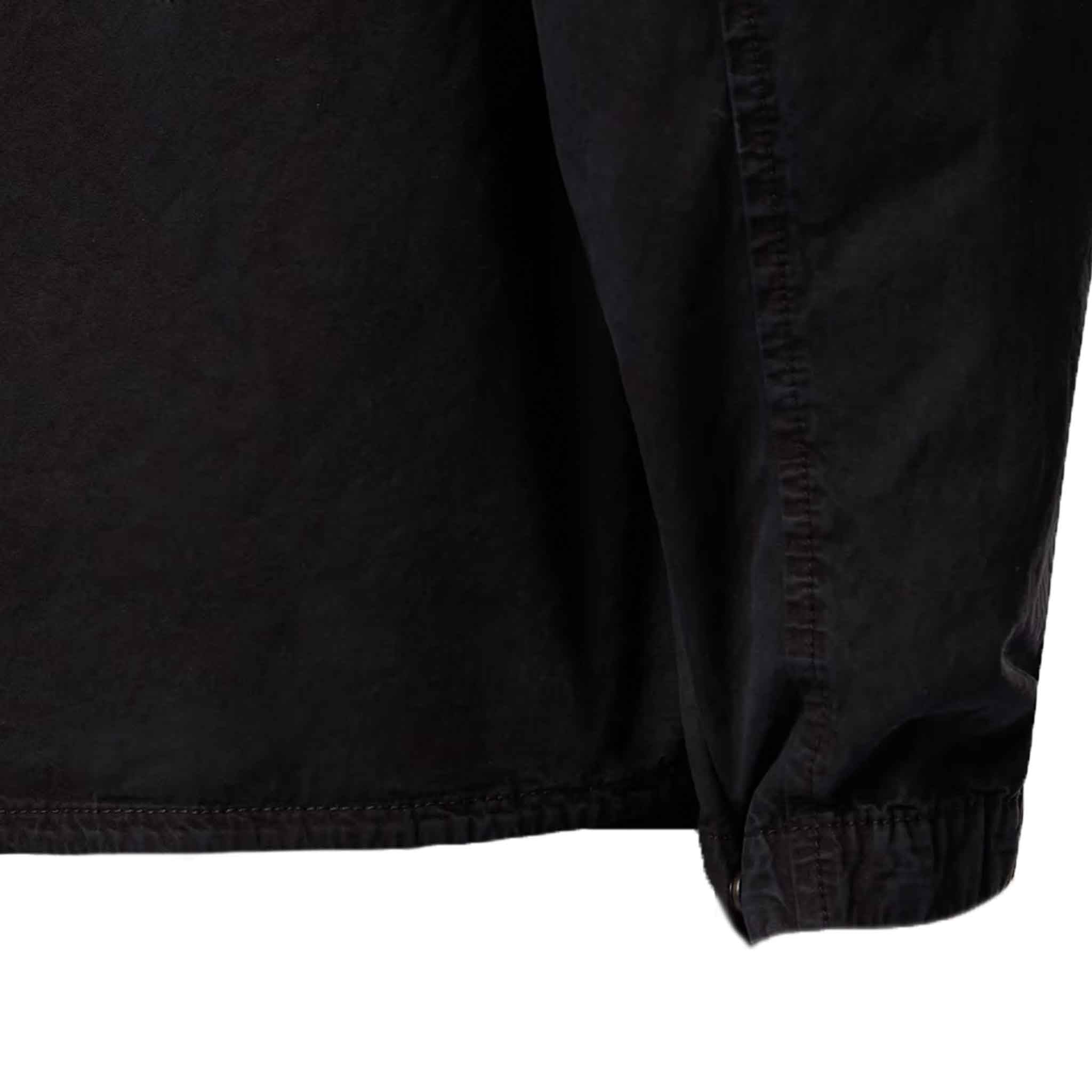 Stone Island Brushed Cotton 'Old' Effect Overshirt in Black