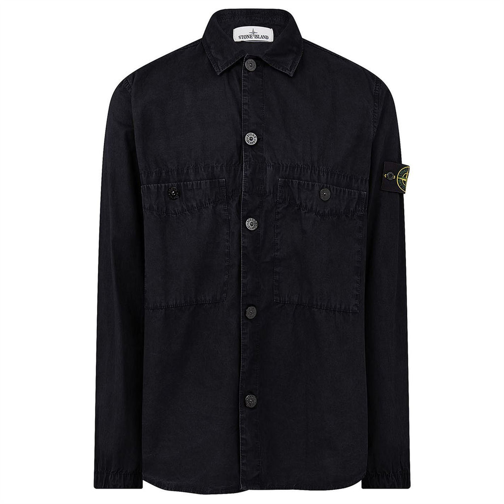 Stone Island Brushed Cotton Overshirt
