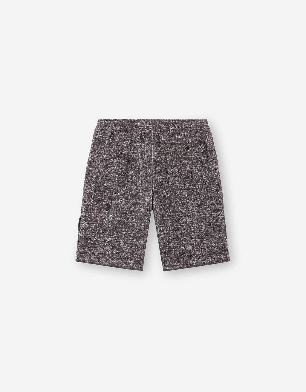 Stone Island Burgundy Melange Print Shorts