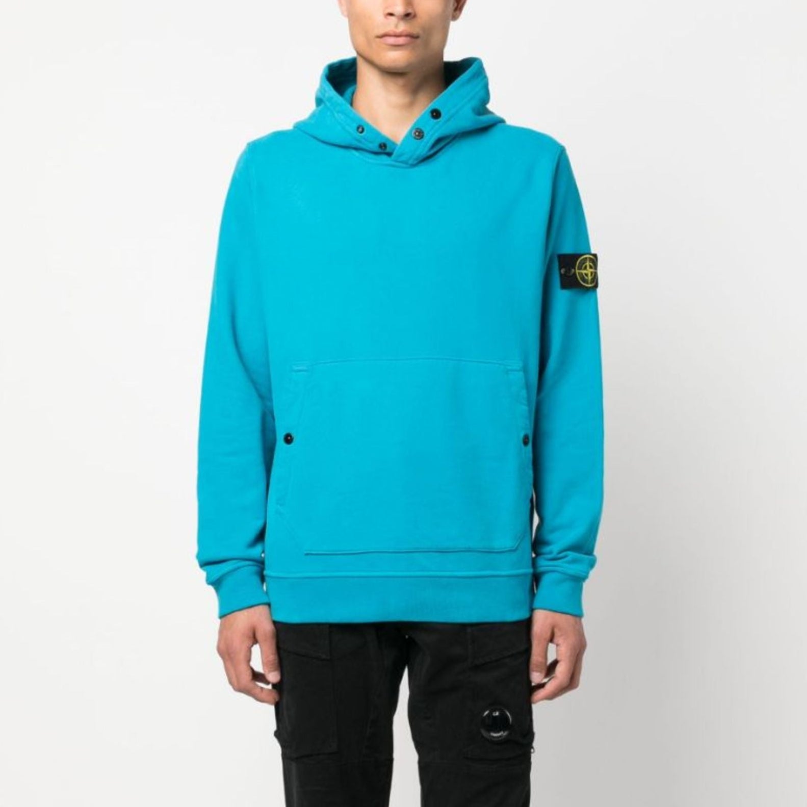 Stone Island Brushed Cotton Hoodie