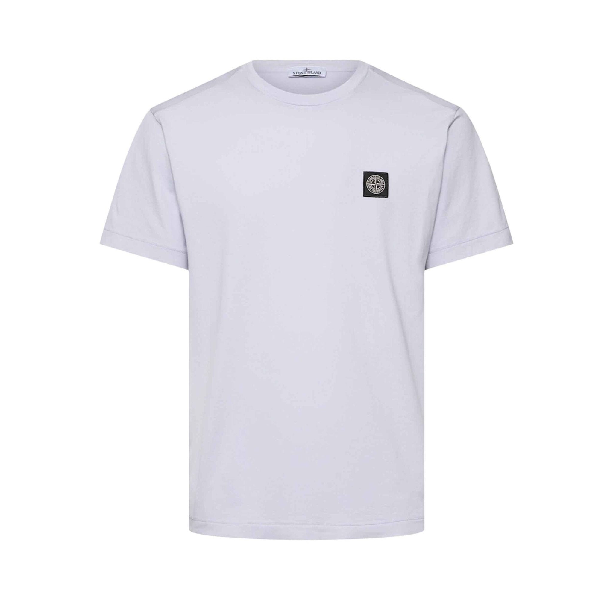 Stone Island Compass Logo T-Shirt in Lilac