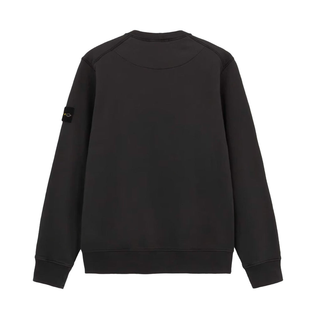Stone Island Cotton Fleece Crewneck Sweatshirt in Lead Grey