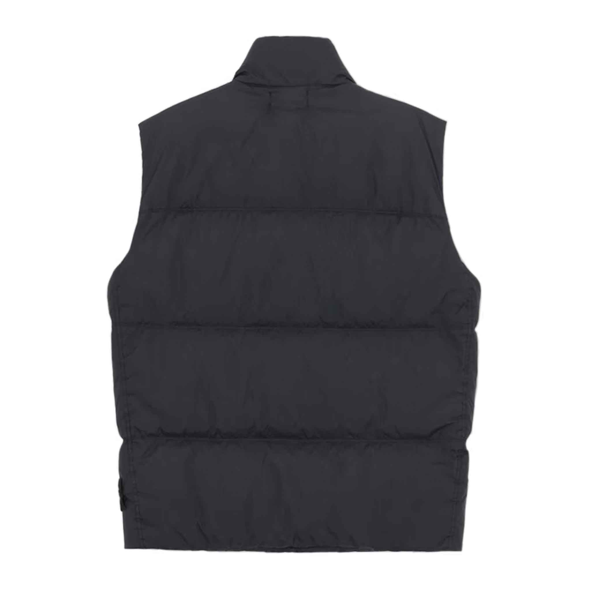 Stone Island Crinkle Reps R-NY Down Gilet in Navy Blue