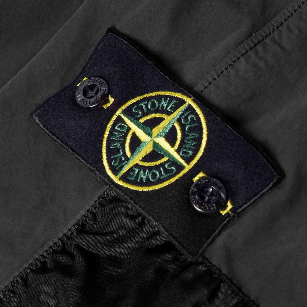 Stone Island David Light-TC Hooded Jacket in Black