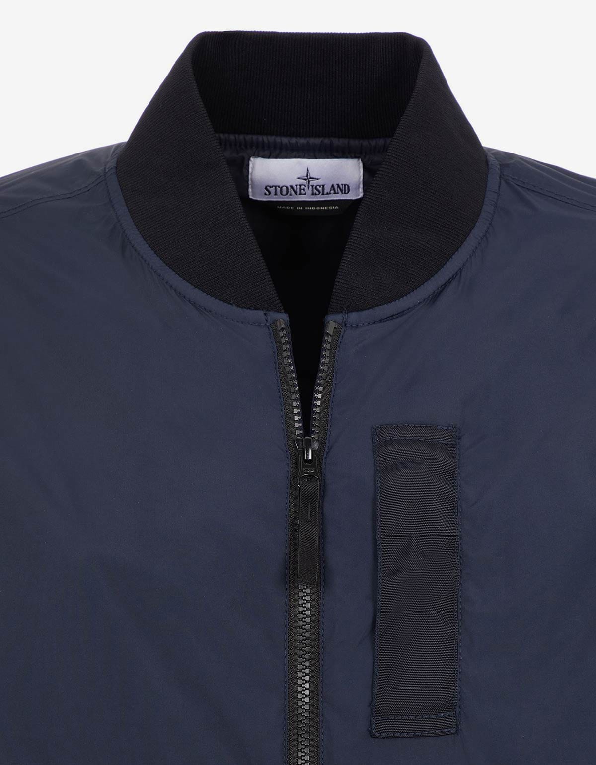 Stone Island Blue Skin Touch Nylon-TC Bomber Jacket