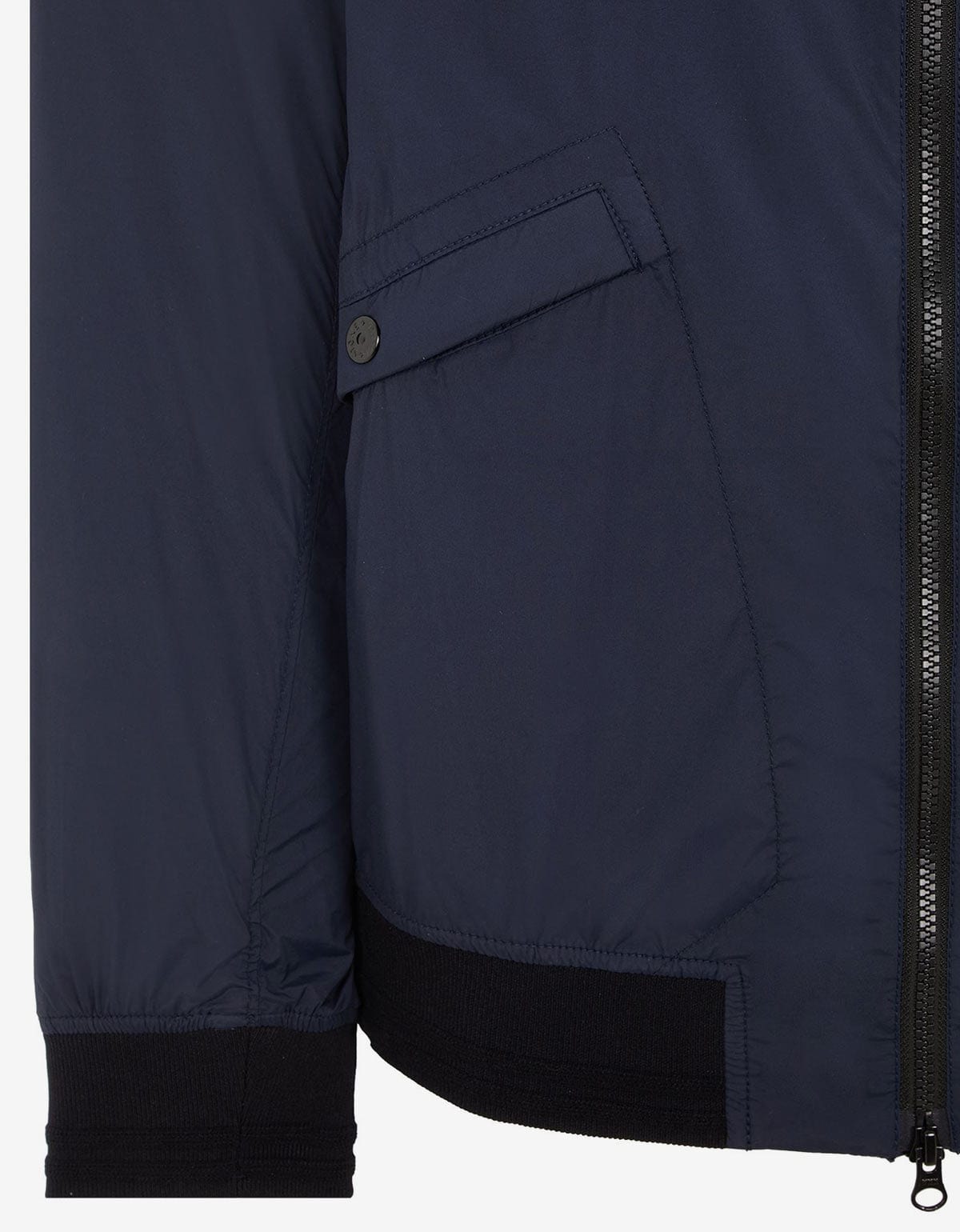 Stone Island Blue Skin Touch Nylon-TC Bomber Jacket
