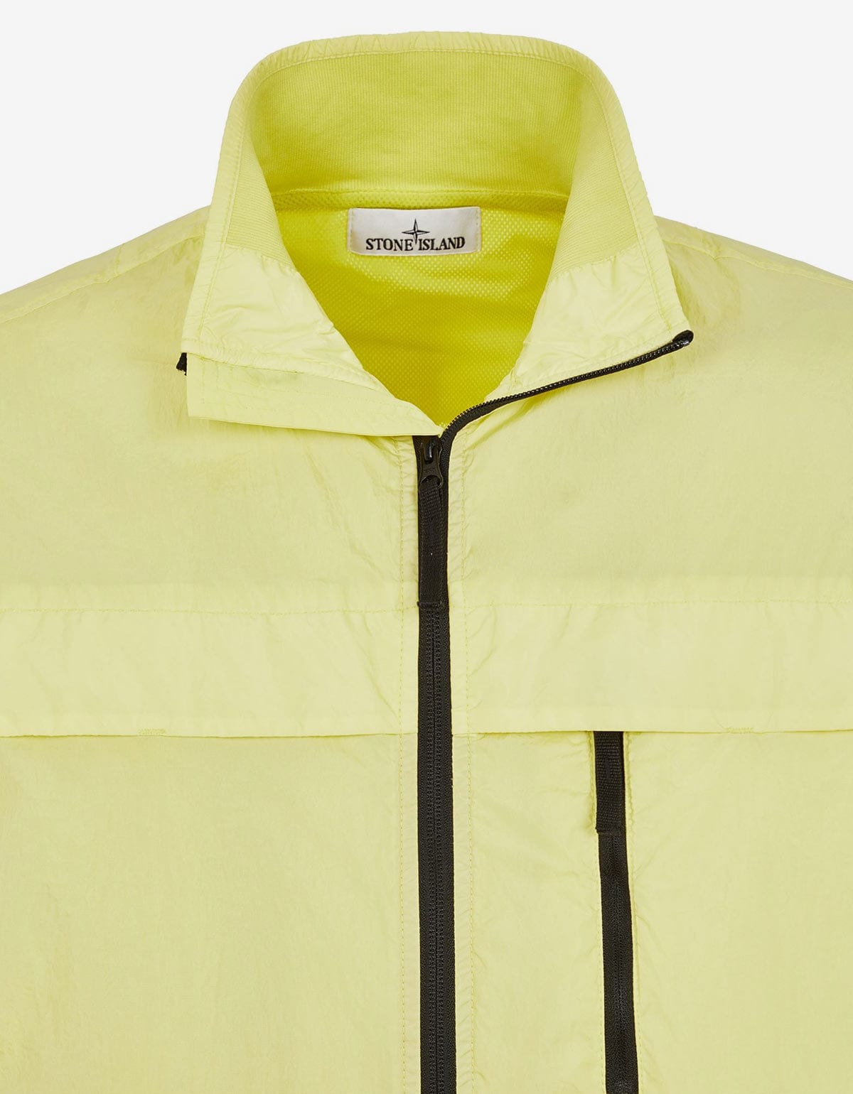 Stone Island Yellow Garment Dyed Crinkle Reps R-NY Blouson